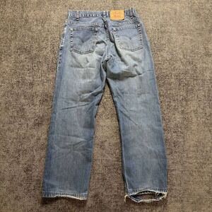Levi's 505 Relaxed Jeans Mens 32x29 Vintage 90s Distressed Tapered Canada Made